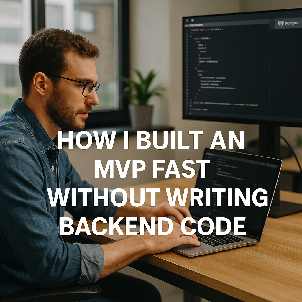 How I built an MVP fast with almost no backend code