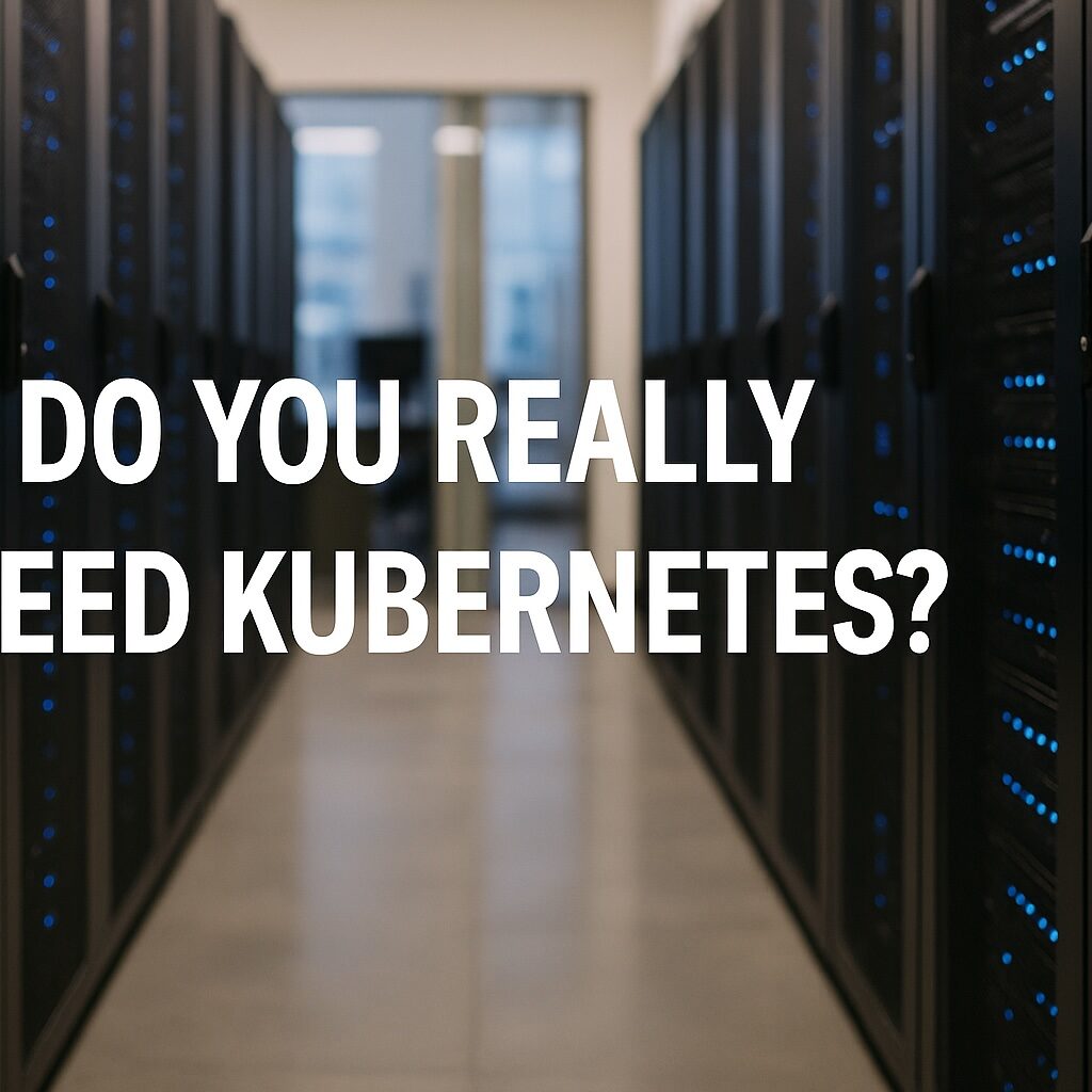 Do you really need Kubernetes?