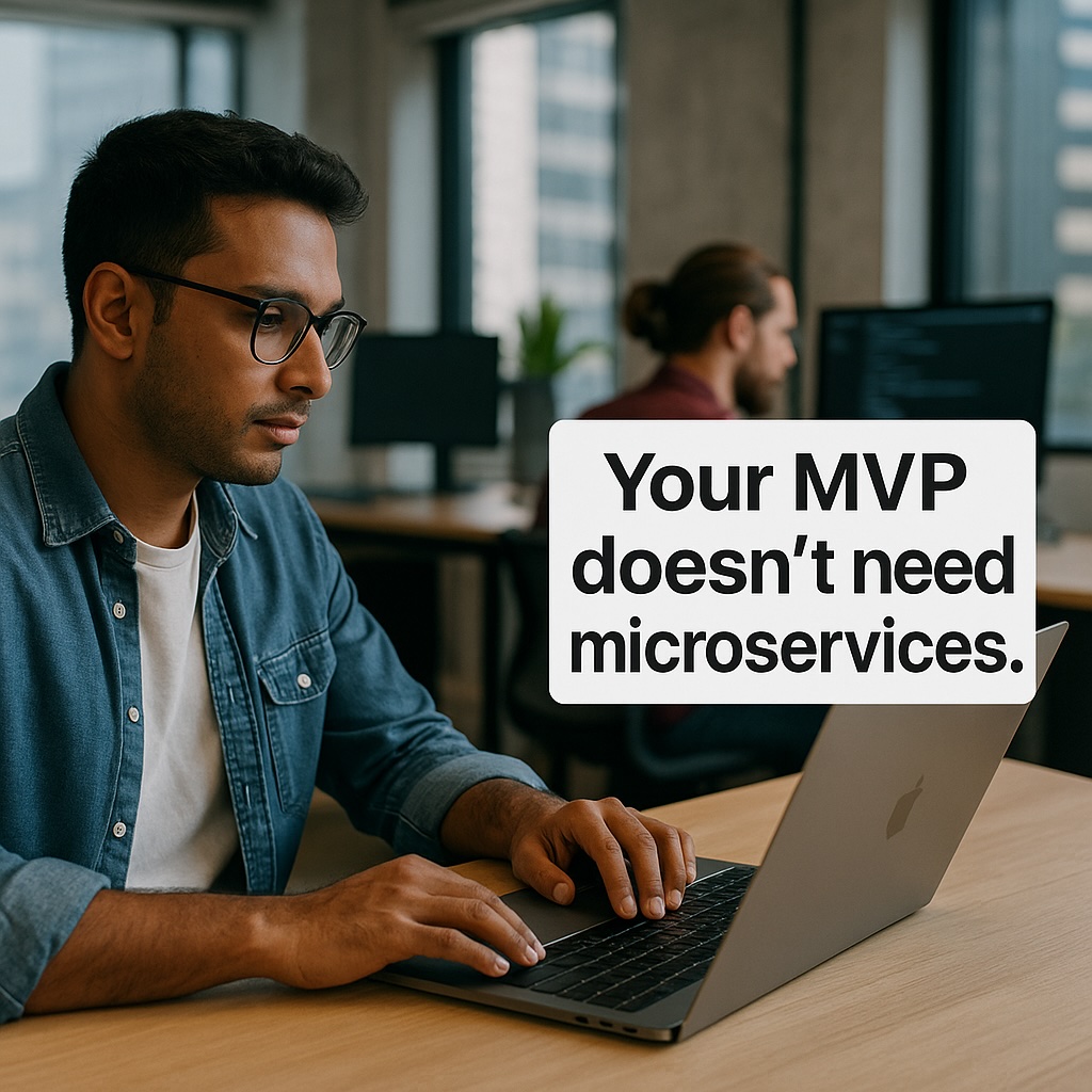 Unpopular opinion: Your MVP doesn’t need microservices.
